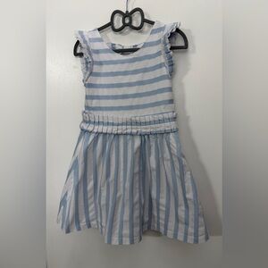 btween Striped Blue and White Kids Dress